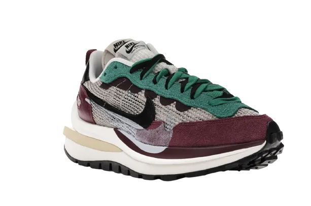 sacai  Vaporwaffle Villain Red Neptune Green Padded Rim