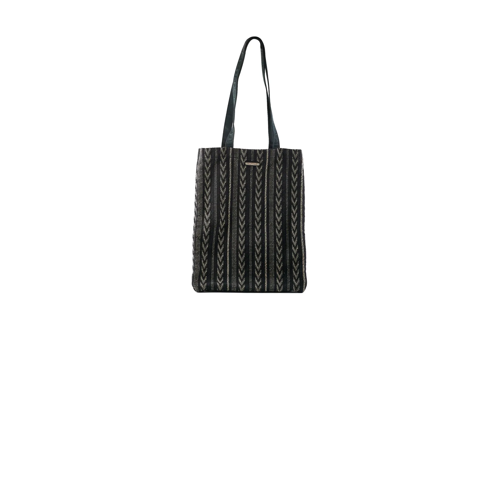 Saint Laurent Medium Anitbe Flat Tote Black Light Relief