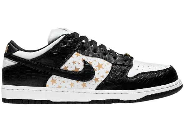 SB Dunk X Supreme Stars Black (2021) Cooling Vent Zones