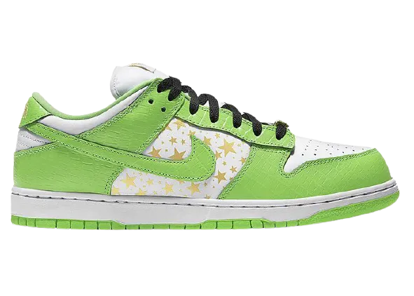 SB Dunk X Supreme Stars Mean Green (2021) Reliable Grip