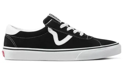 Sculpted wear Vans Skate Sport Shoe - Black/Black/White
