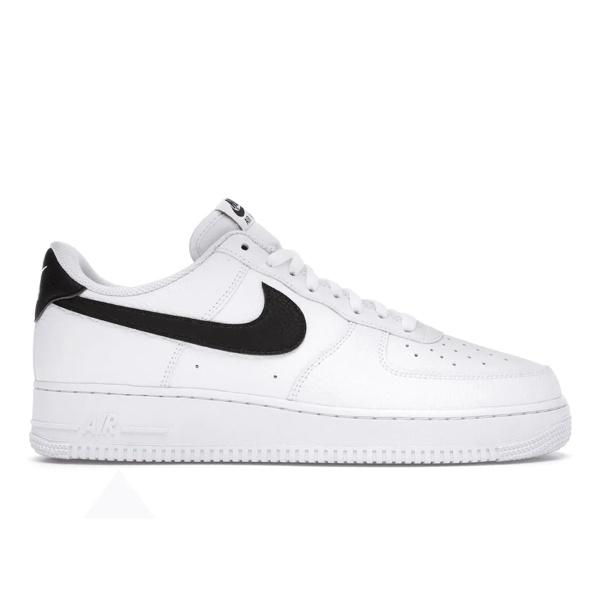 Season Glow Air Force 1 07 White Black Pebbled Leather