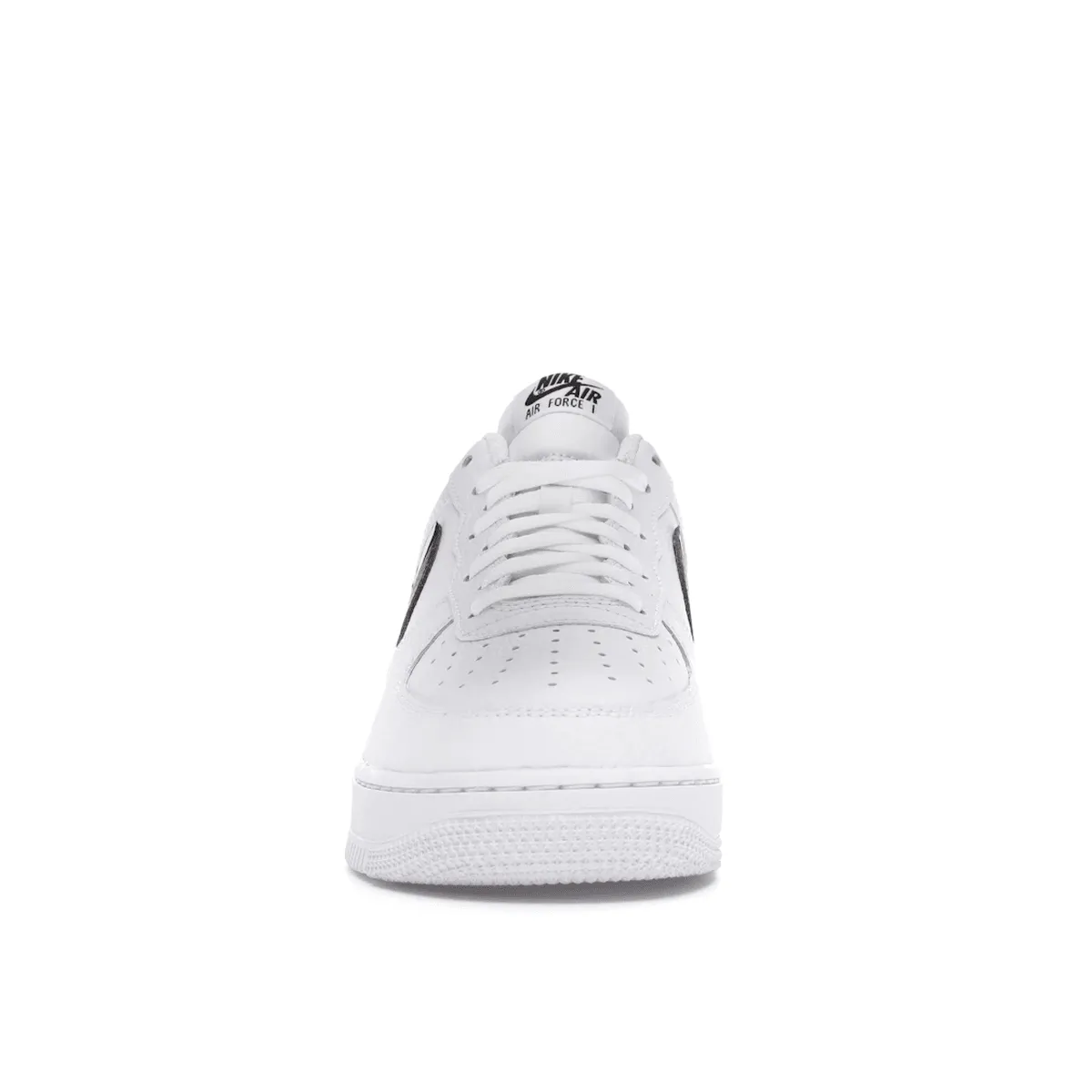 Season Glow Air Force 1 07 White Black Pebbled Leather