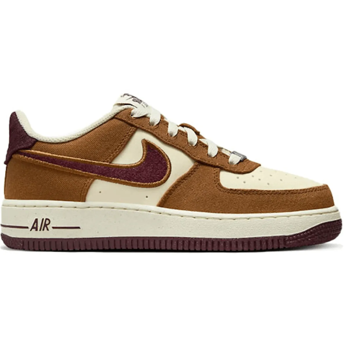 Season Riseup Nike Air Force 1 Low Light British Tan Burgundy Crush