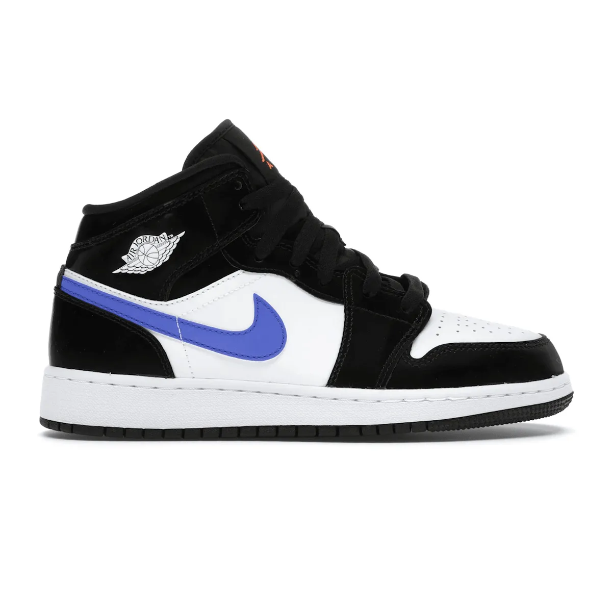 Secure Cushion Air Jordan 1 Mid Black Racer Blue White