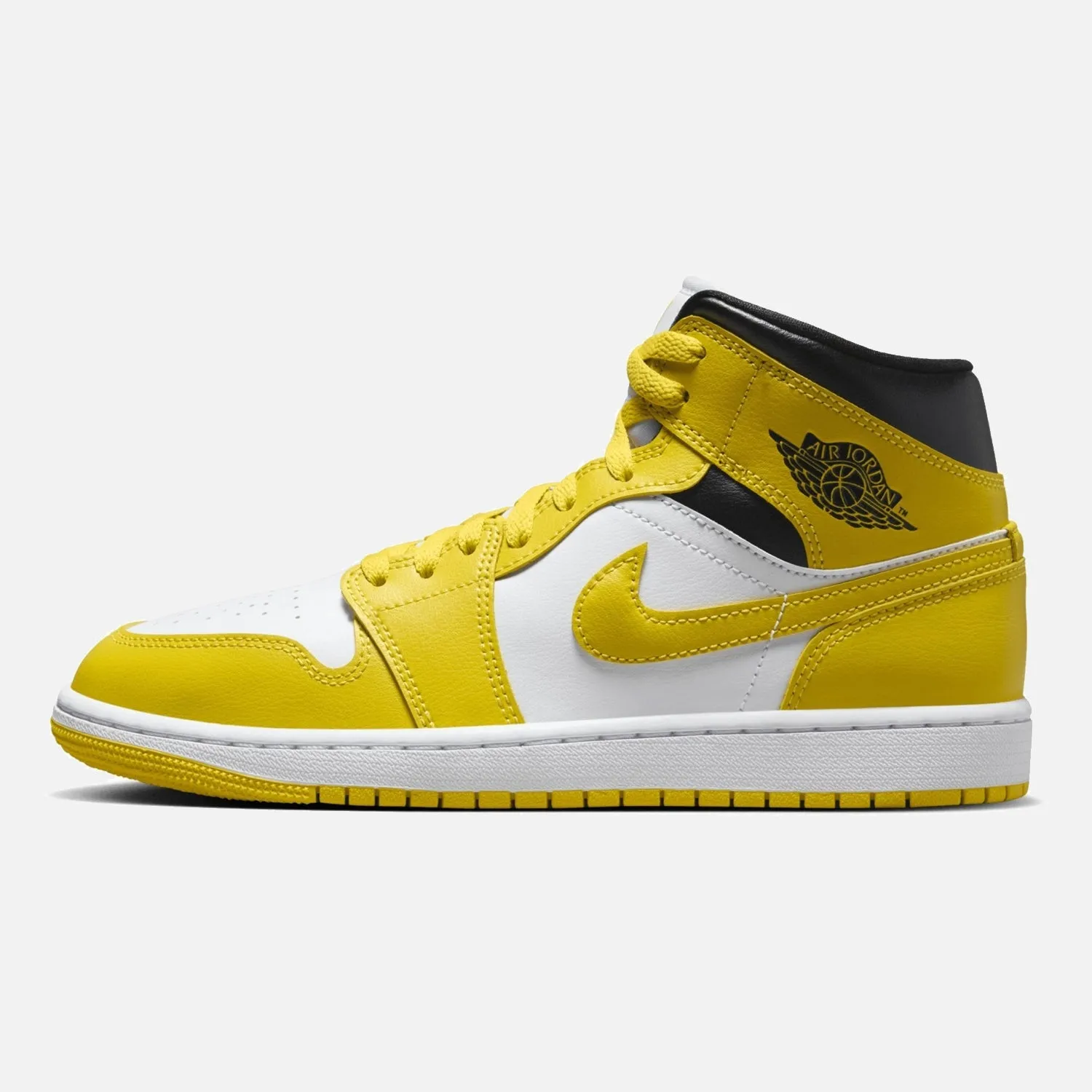 amateur friendliness Casual Footwear Women's Nike Air Jordan 1 Mid Vivid Sulfur
