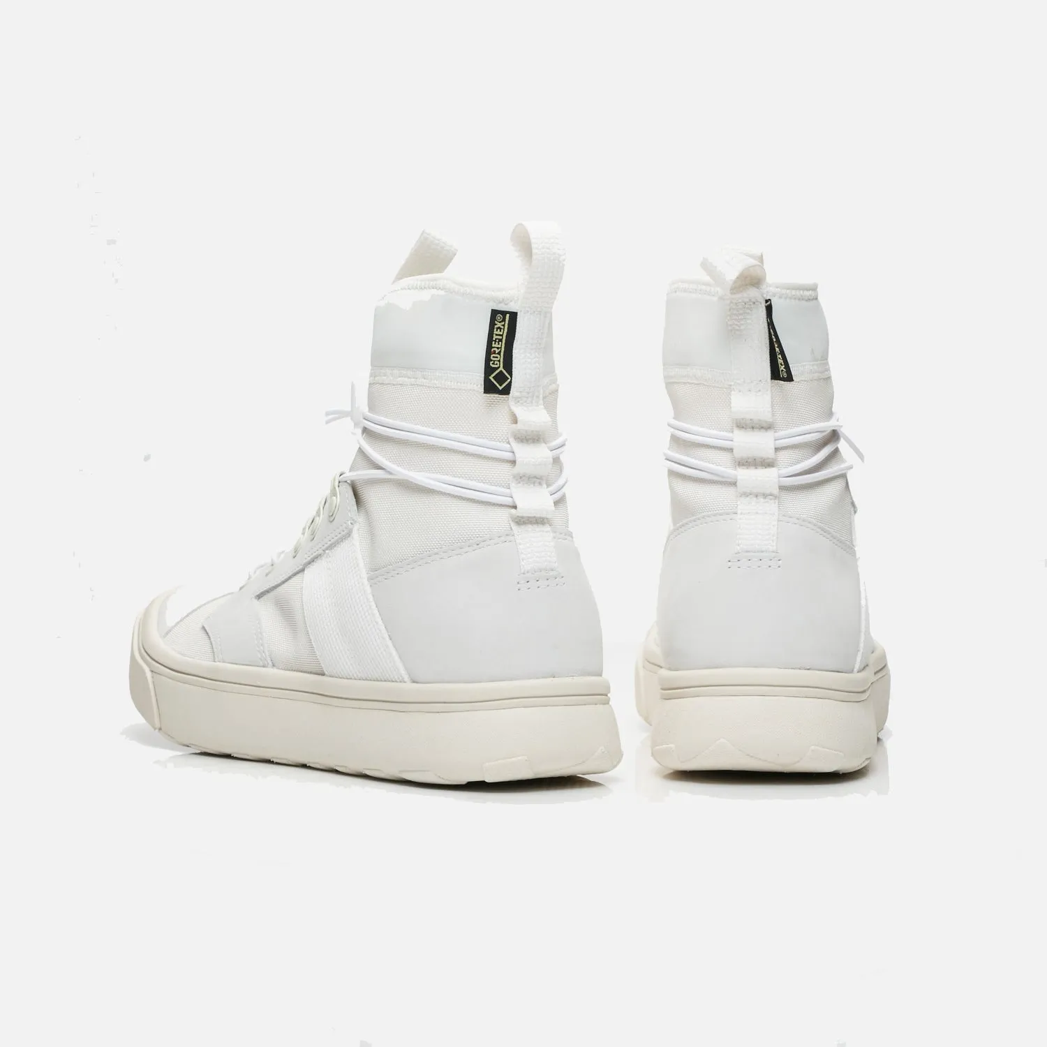 Secure-Strap Men's Converse x Slam Jam Jump Boot - White Trainers