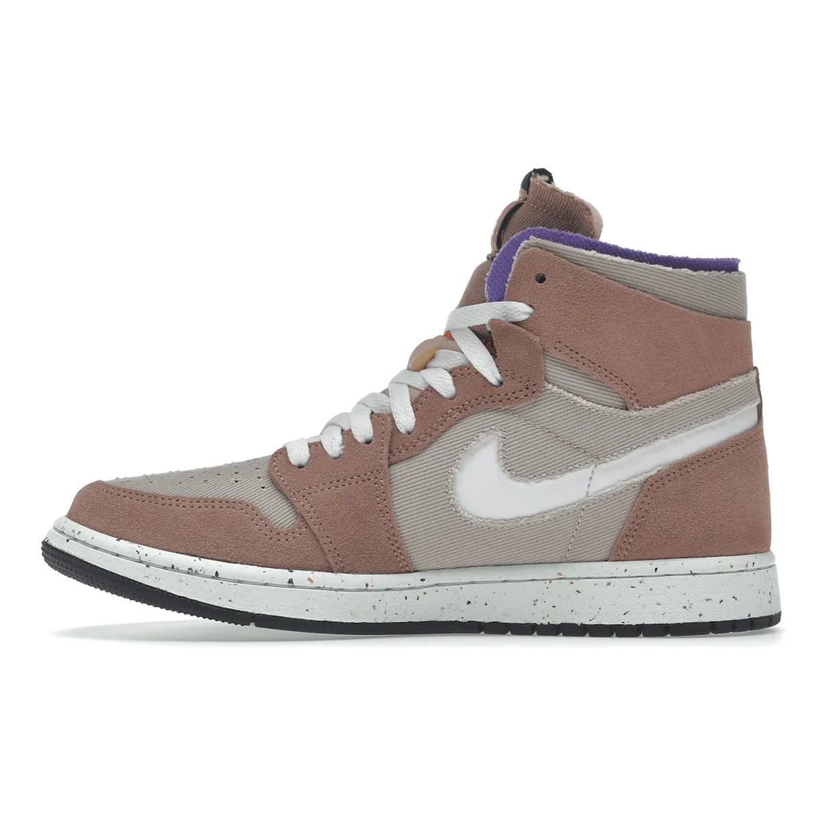 Shock absorbing midsole Air Jordan 1 High Zoom Air CMFT Fossil Stone