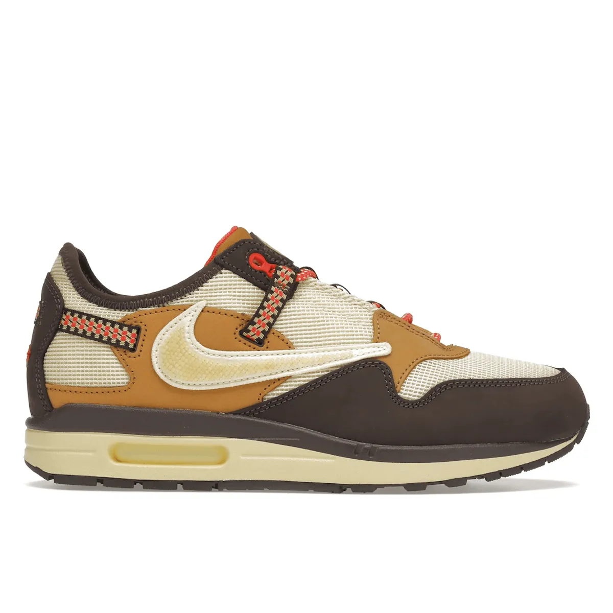 Shock Absorbing Padding Air Max 1 x Travis Scott Baroque Brown