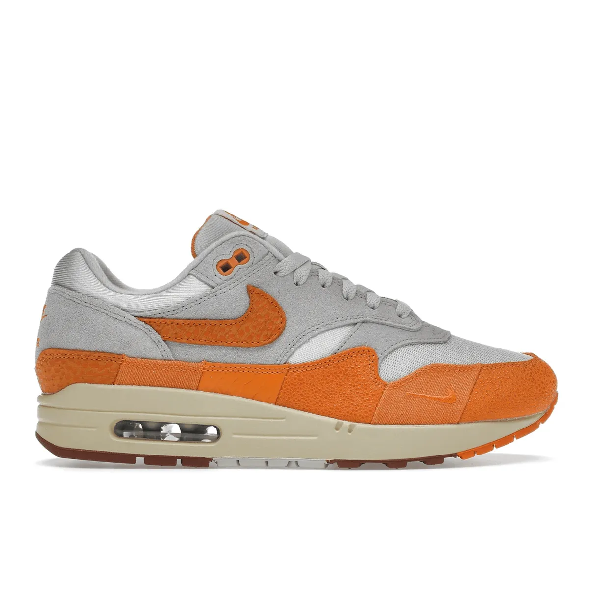 Shock - absorbing performance potential Air Max 1 Magma Orange Patch Work