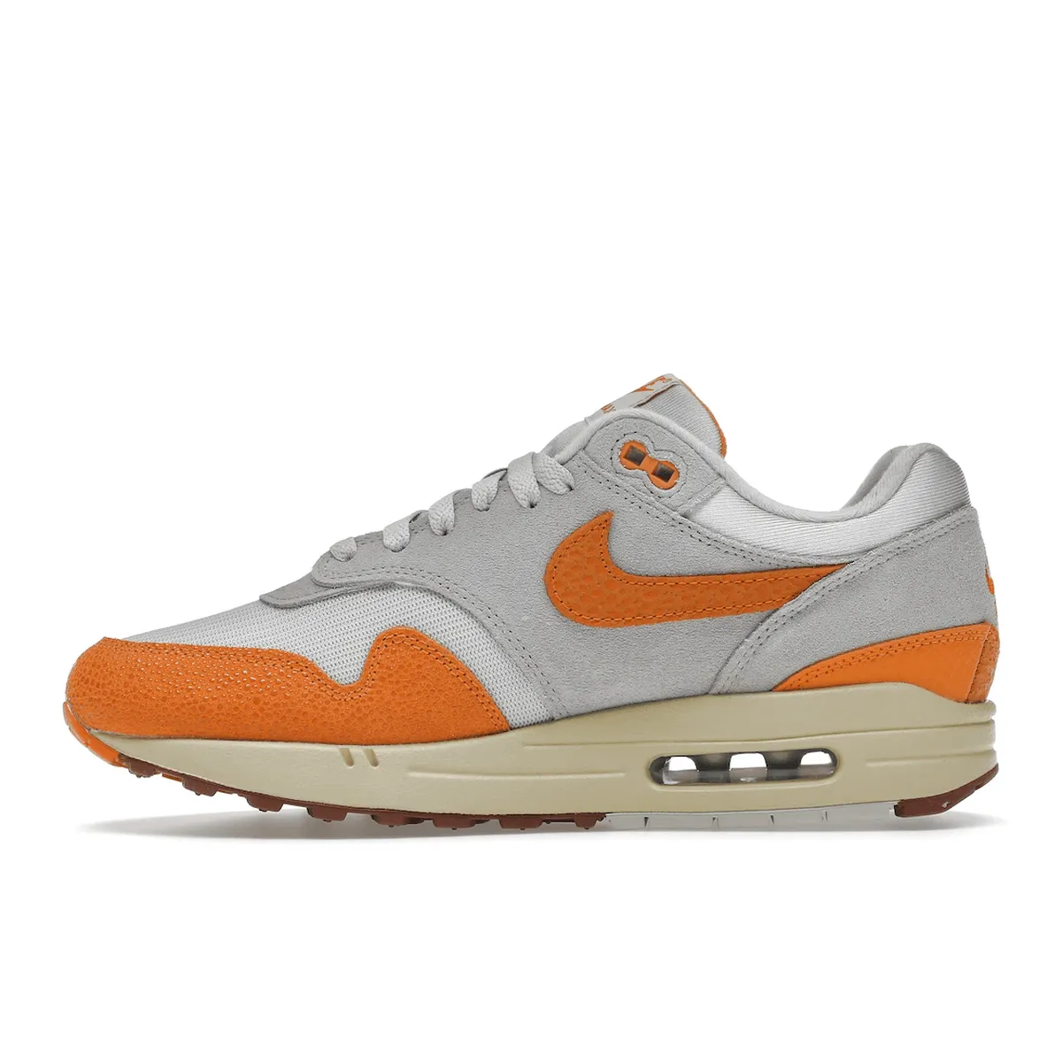 Shock - absorbing performance potential Air Max 1 Magma Orange Patch Work