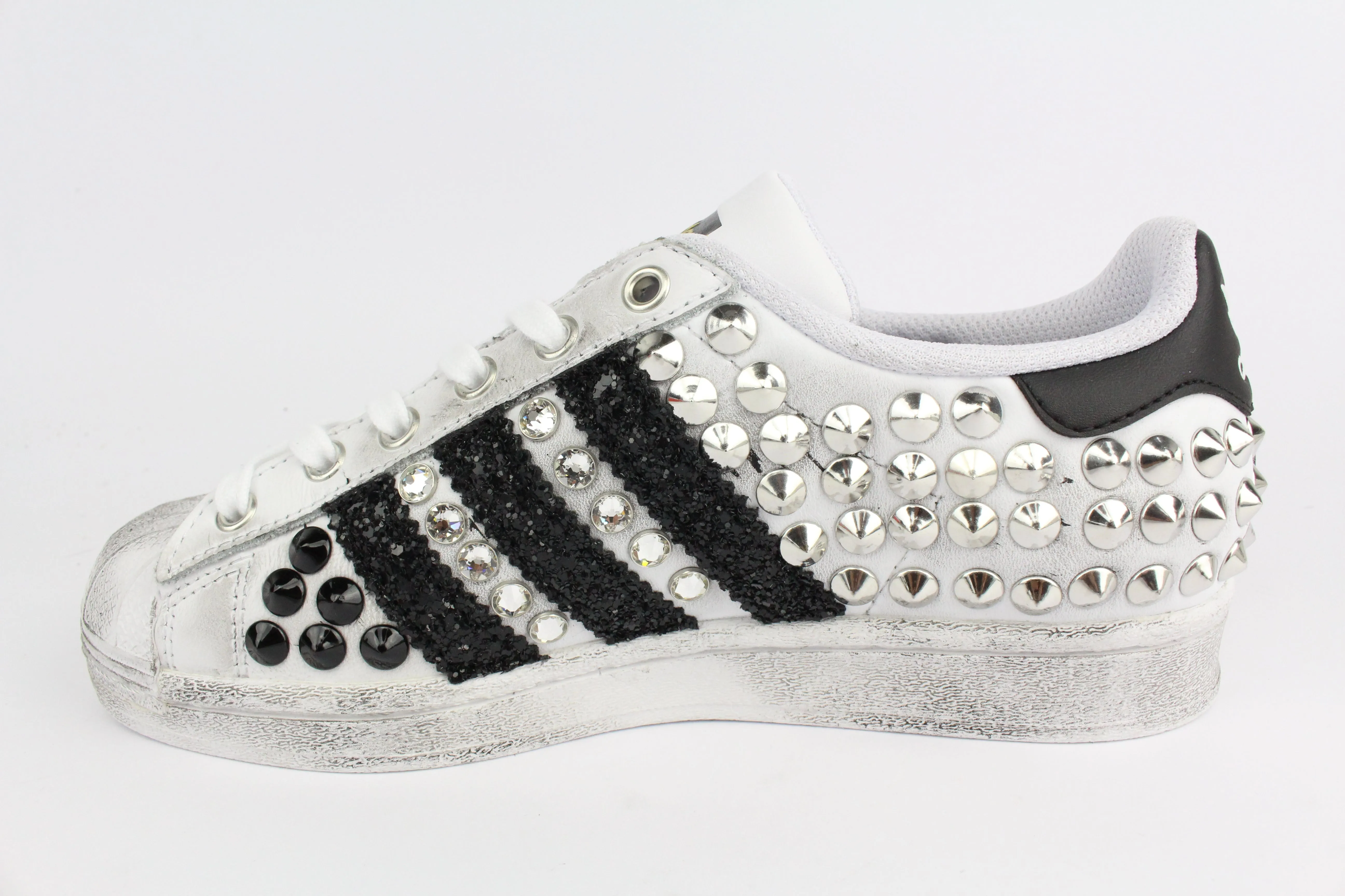 Shock absorption Adidas Superstar Total Borchie Tris Strass