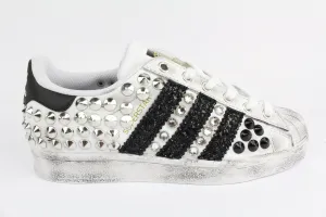 Blossom Lane Beach Jog Adidas Superstar Total Borchie Tris Strass
