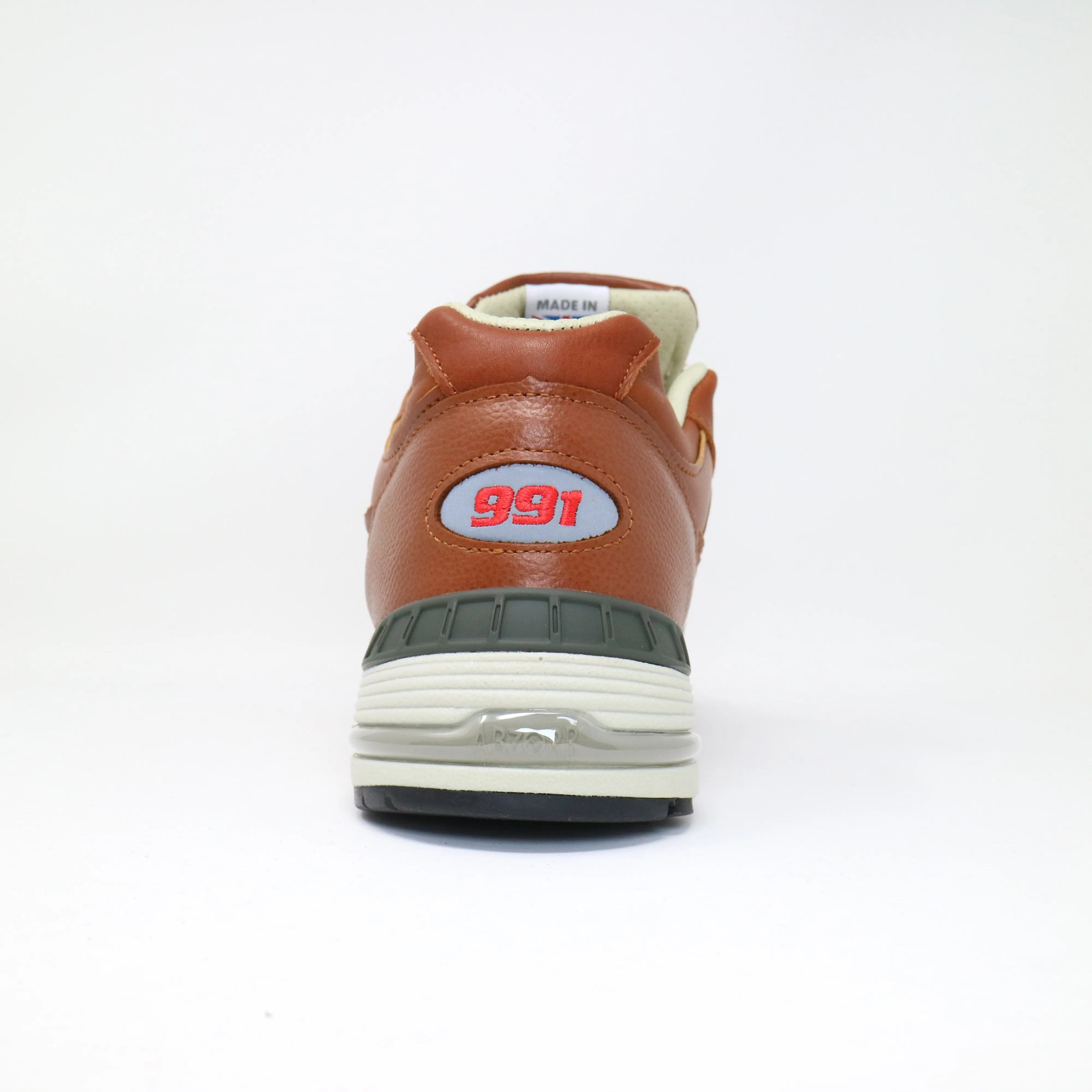 Shock Resistant Men's New Balance 991 GNB - Brown - M991GNB