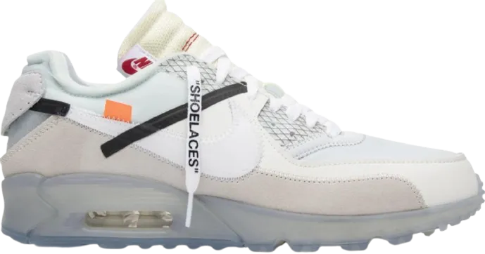 AM90 "THE TEN" White webbing - strap shoes adjustable fit shoes