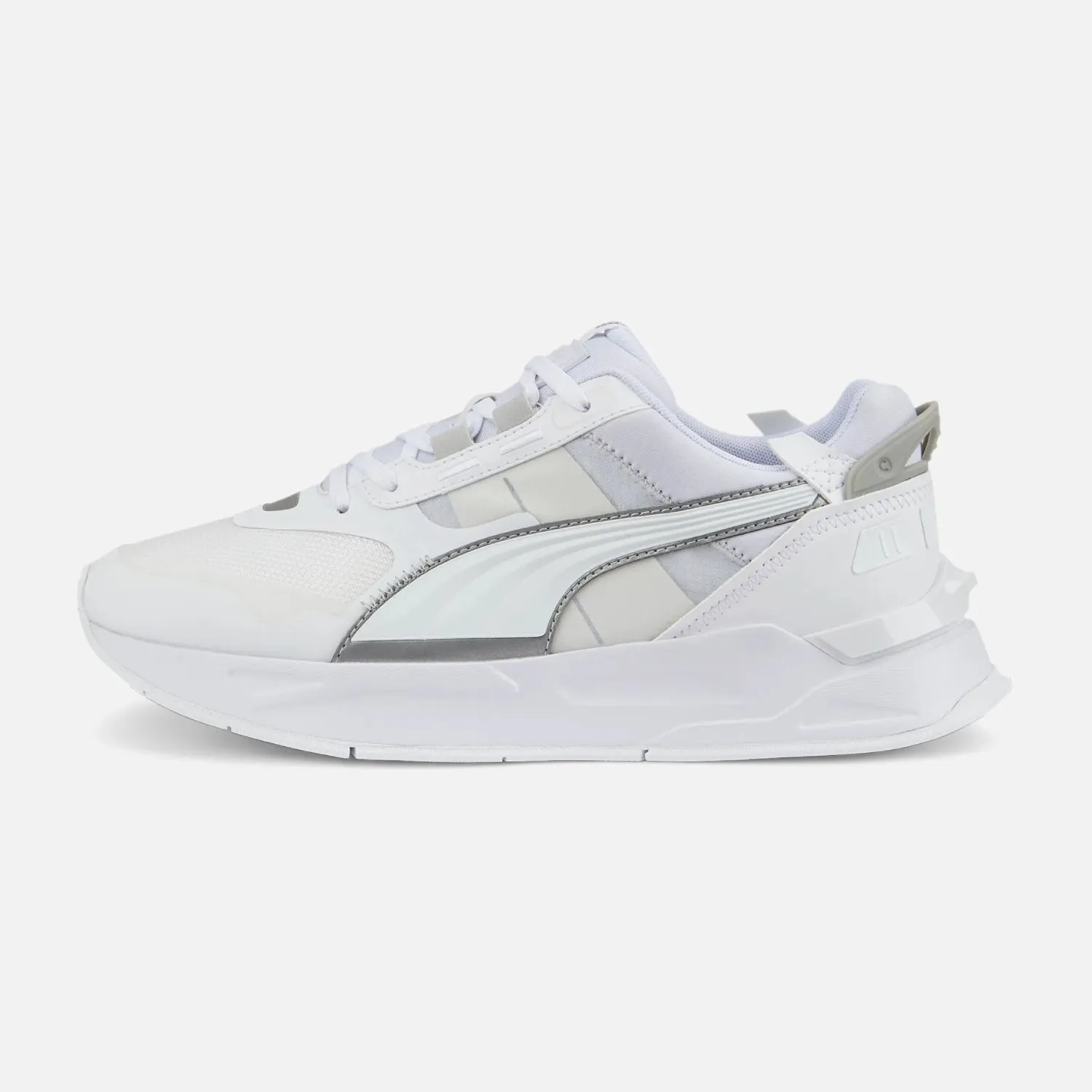 Silver-Tone Men's Puma Mirage Sport Tech Reflective - White