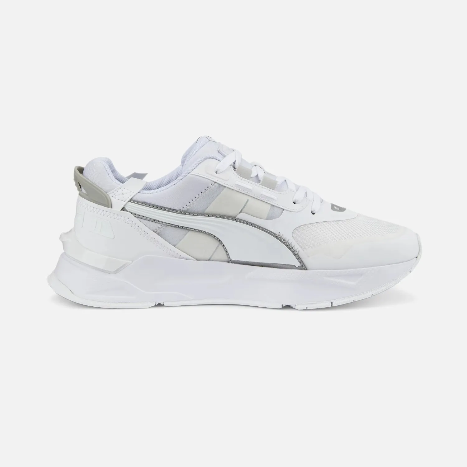 Silver-Tone Men's Puma Mirage Sport Tech Reflective - White