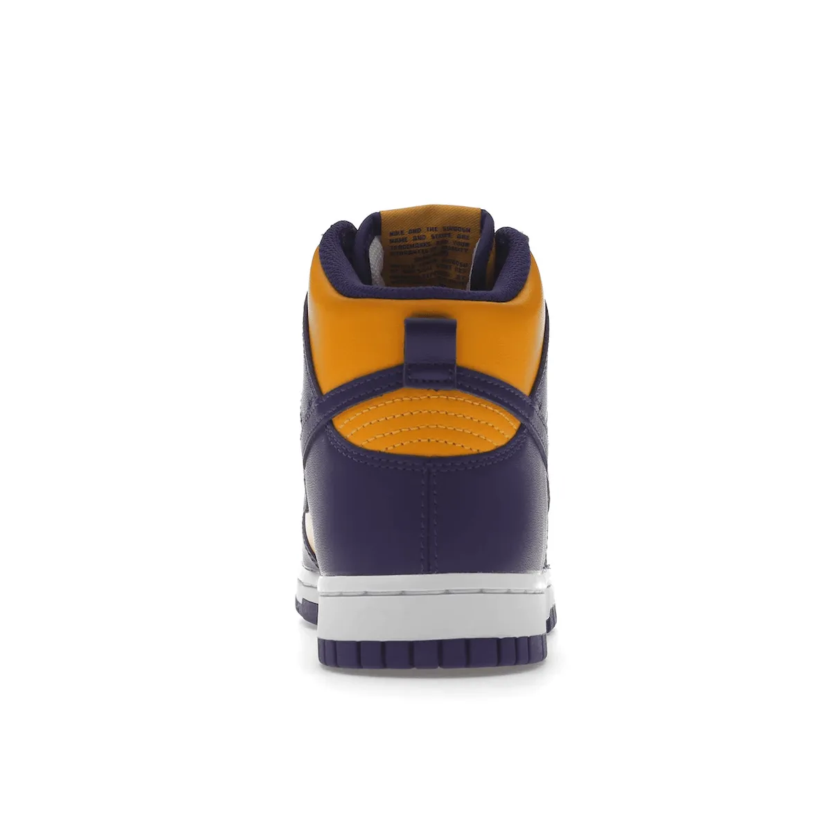 Simple Style Nike Dunk High Lakers