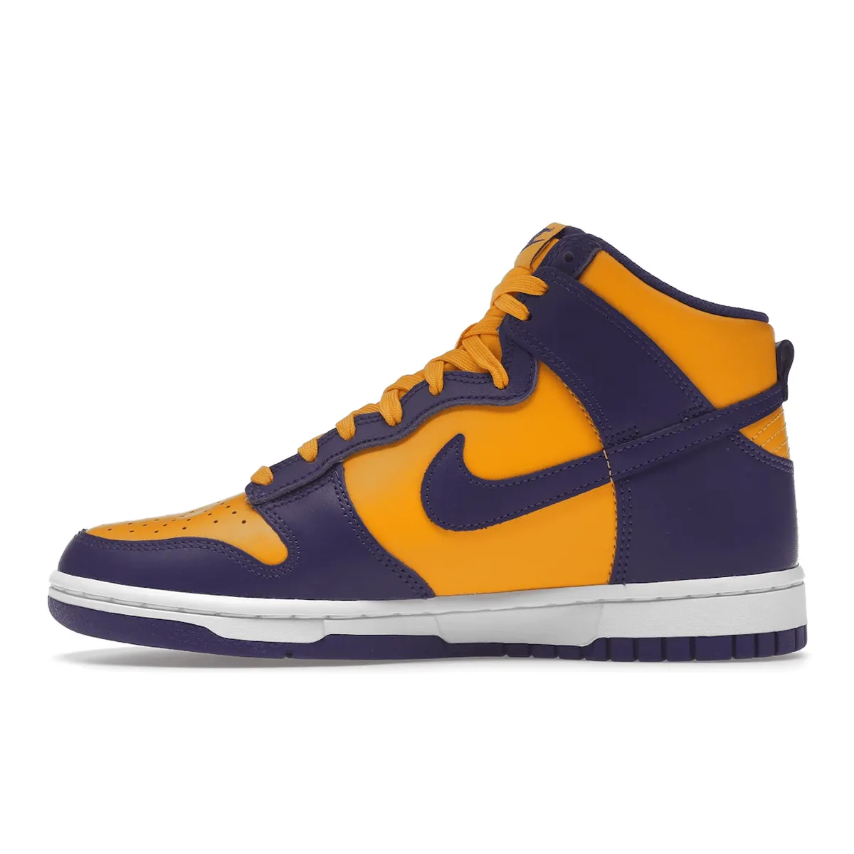 Simple Style Nike Dunk High Lakers