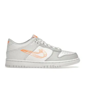 Nike Dunk Low SE 3D Swoosh Pure Platinum Total Orange Hill Stroll Metal Pop
