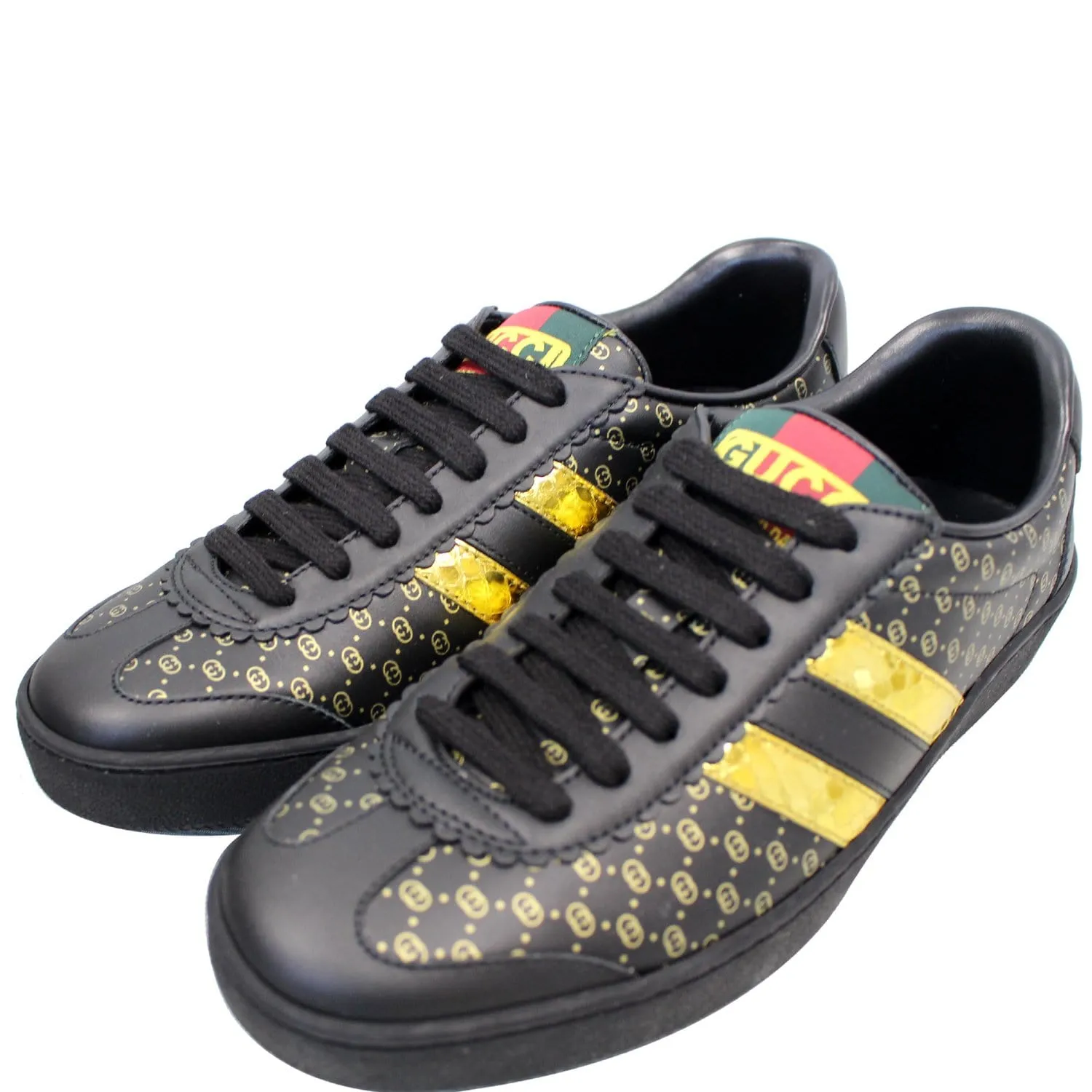 Sleek Comfort GUCCI Dapper Dan G74 Sneakers Black 536877 US 6