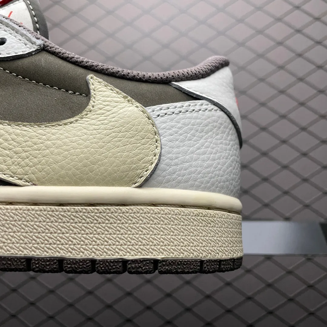 Sleek Ease AJ1 Low Travis Scott Reverse Mocha