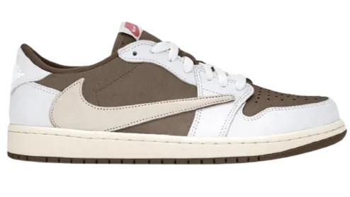 Light cushion AJ1 Low Travis Scott Reverse Mocha