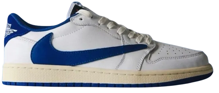 AJ1 Low Travis Scott x Fragment Blue Sail 1.0 Machine washable