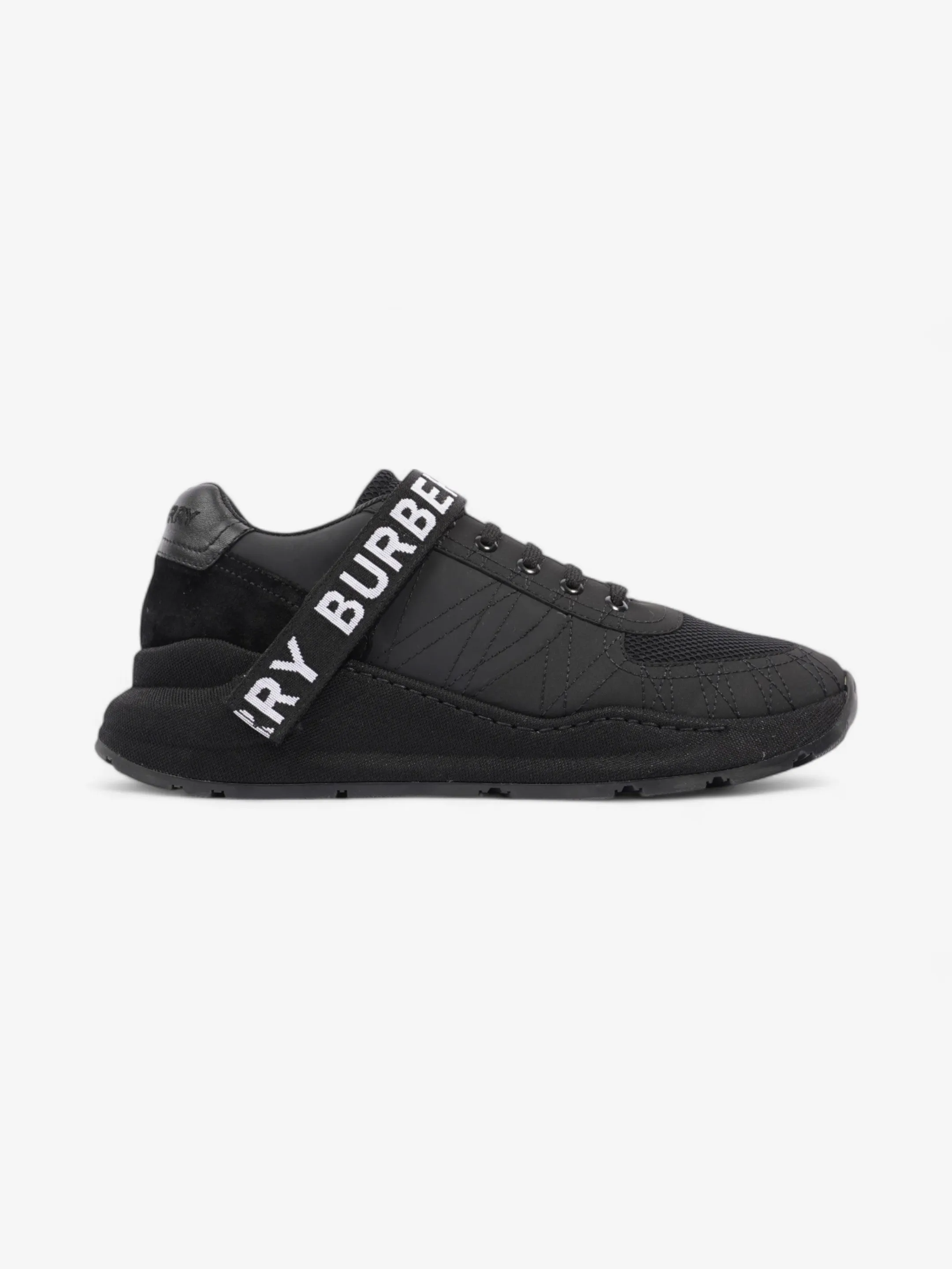 Sleek Profile Boost Burberry Ronnie Zig Sneakers Black / White Mesh EU 41 UK 7