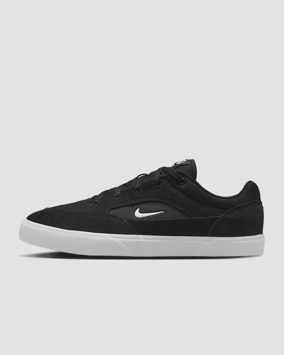 Sleek Profile Boost Nike SB Malor Shoe - Black/White