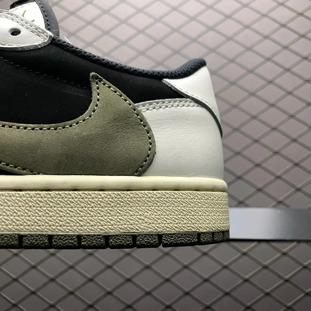 Slim flair AJ1 Low Travis Scott Reverse Olive