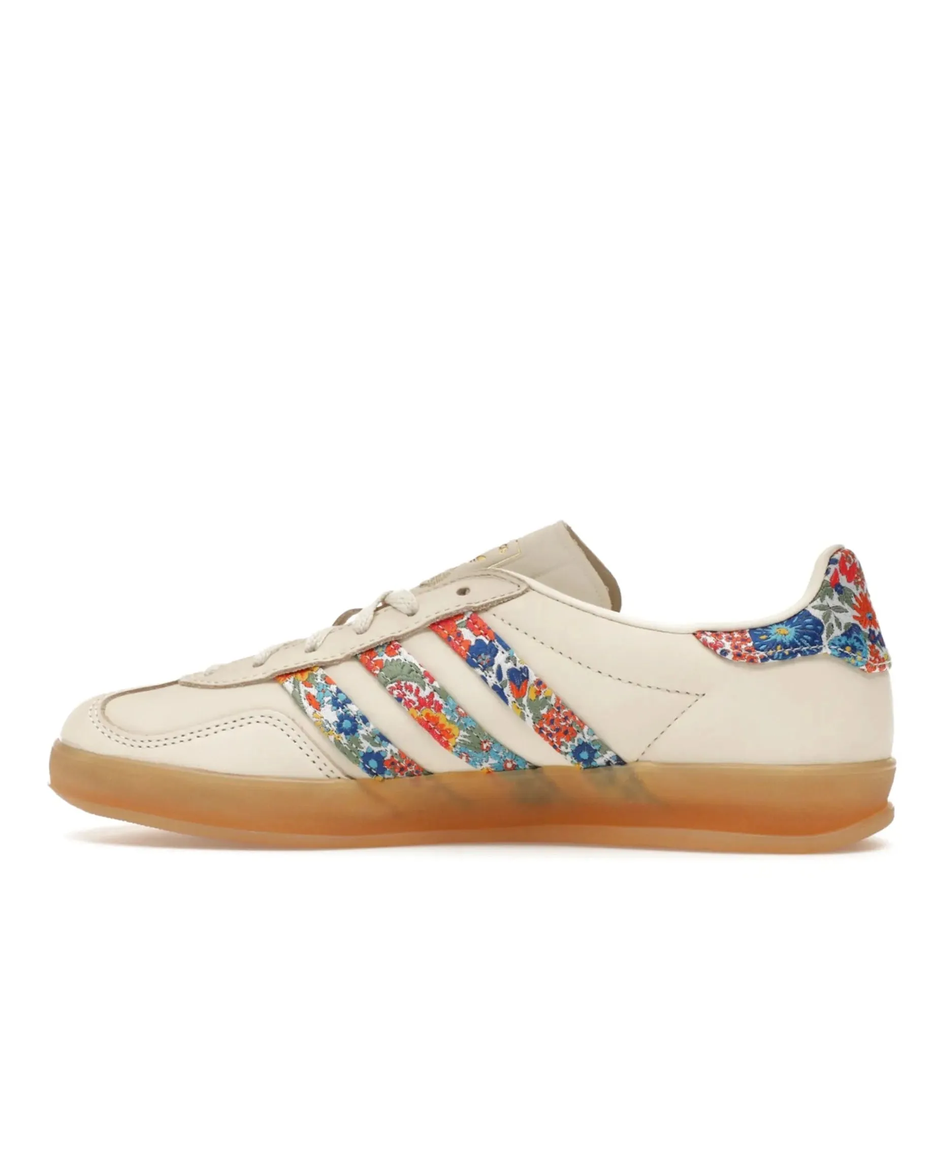 Slim Profile Design Adidas Gazelle Indoor Liberty London Floral Embroidery Stripes