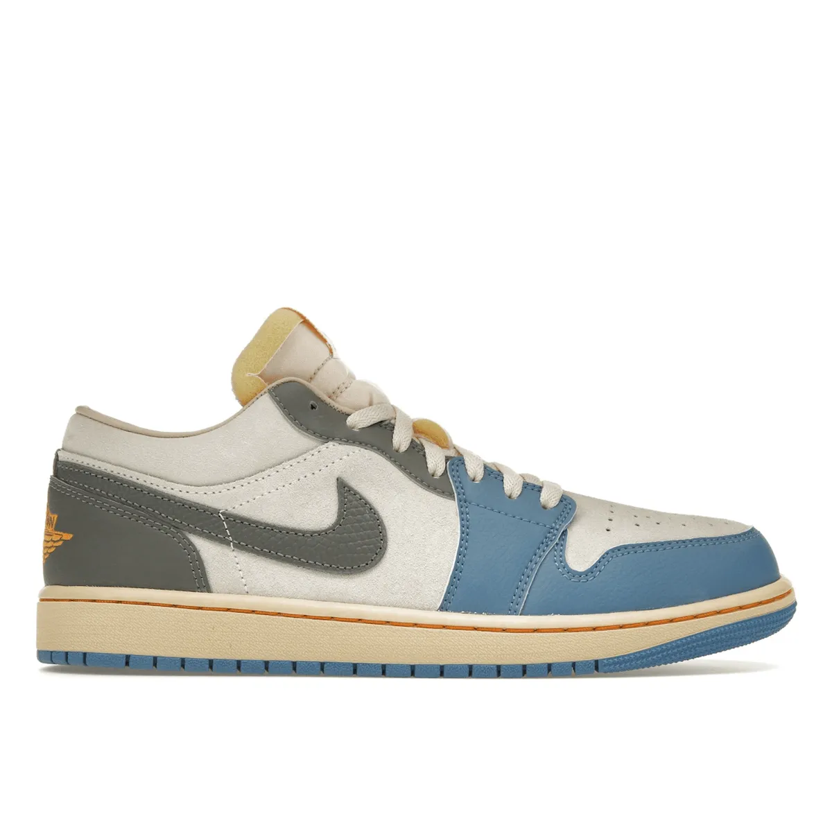 Air Jordan 1 Low Vintage UNC Grey Comfortable Movement Cushioned Sole