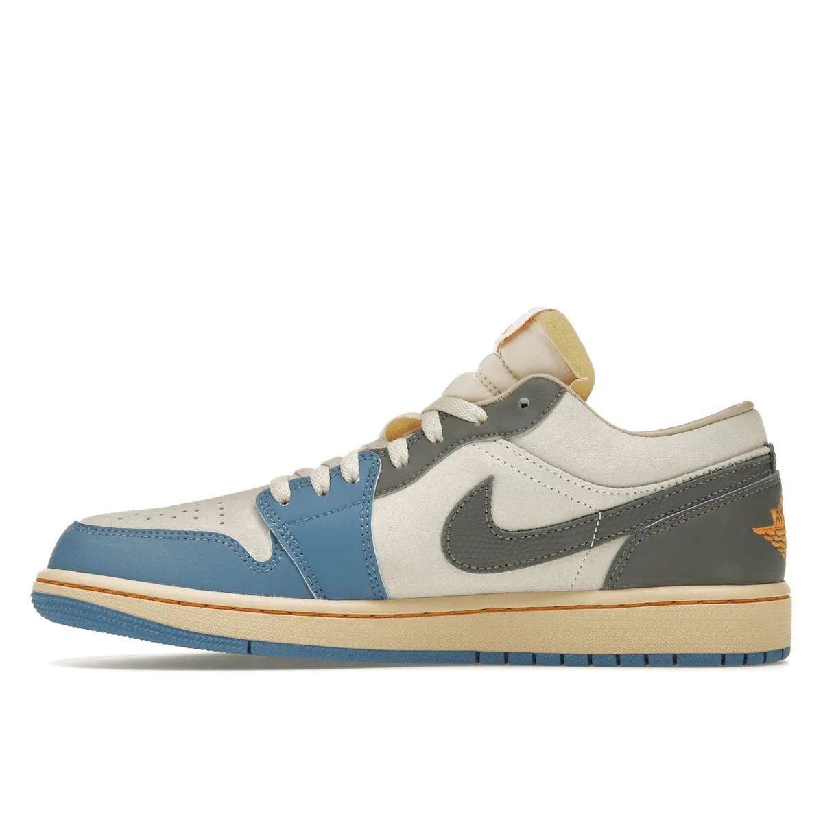 Smooth Jump Tech Air Jordan 1 Low Vintage UNC Grey