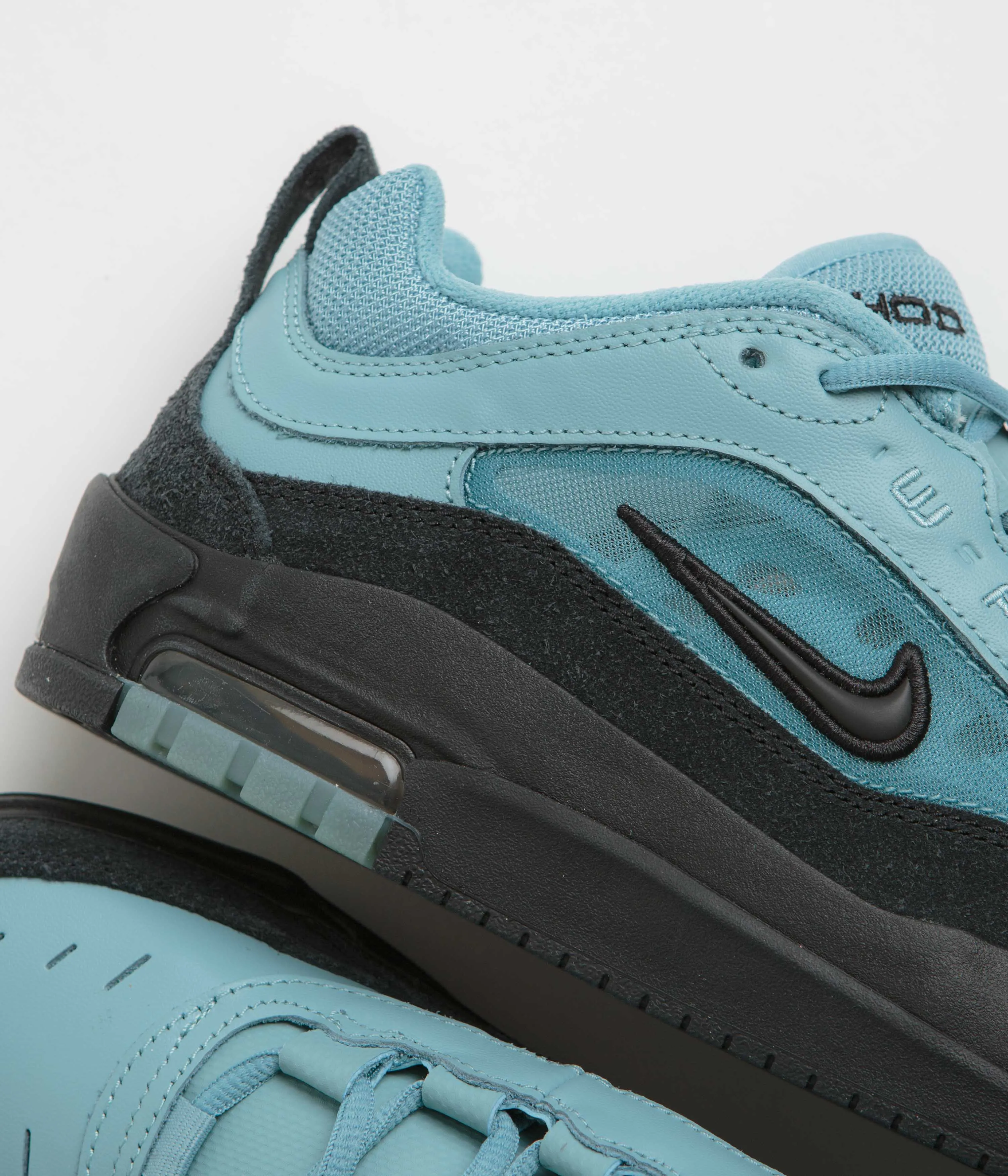 Nike SB Air Max Ishod Shoes in Denim Turquoise and Black and Denim Turquoise - Black