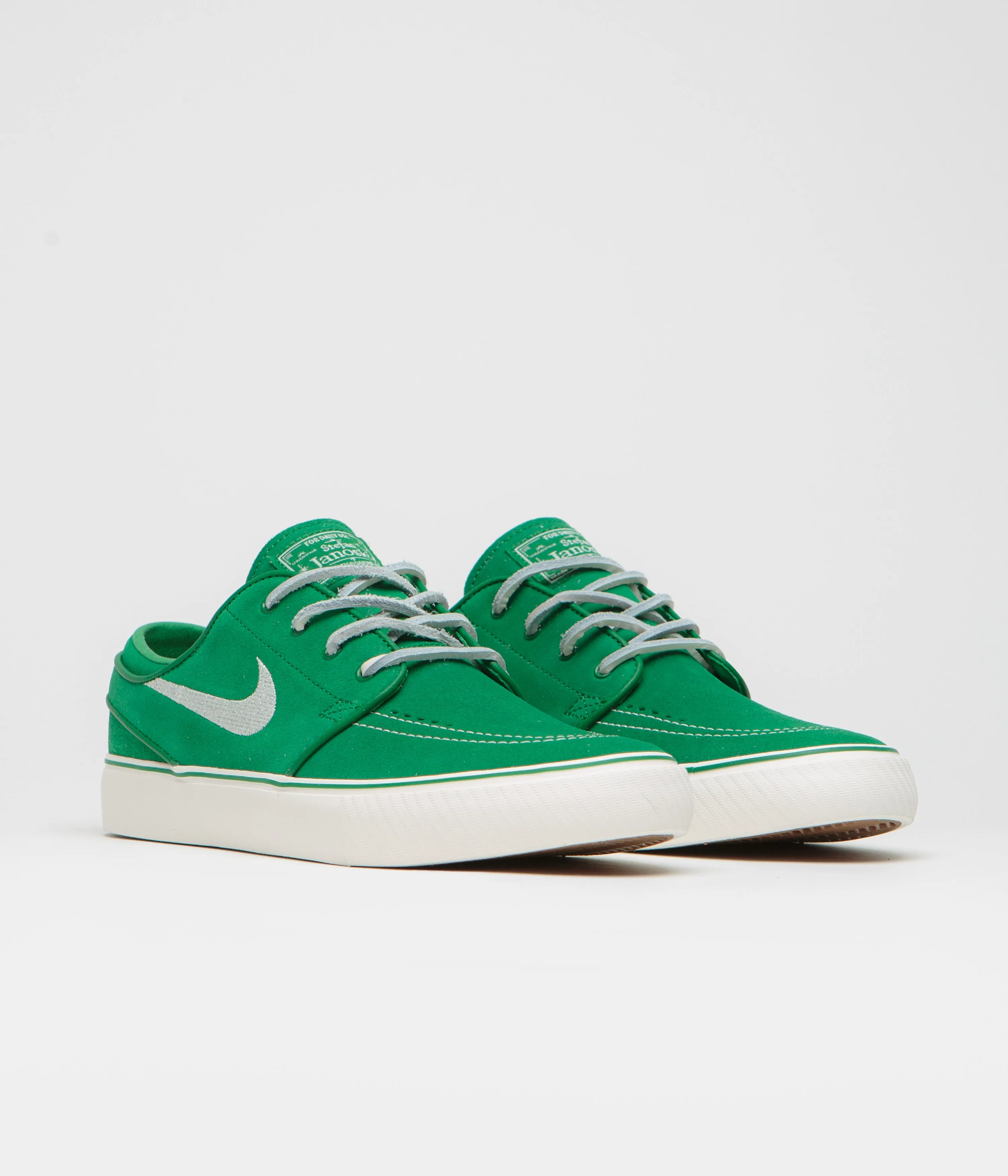 Nike SB Janoski OG  Shoes in Pine Green and Sail and Pine Green - Sail