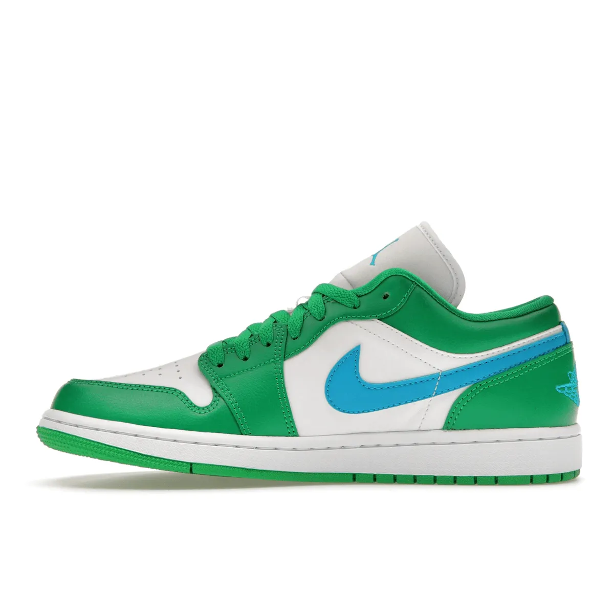 Sneaker Display Air Jordan 1 Low Lucky Green Aquatone