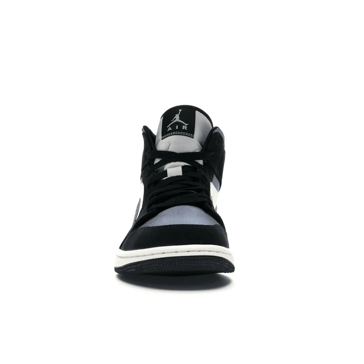 Sneakers Wedge Sole Air Jordan 1 Mid Satin Grey Toe