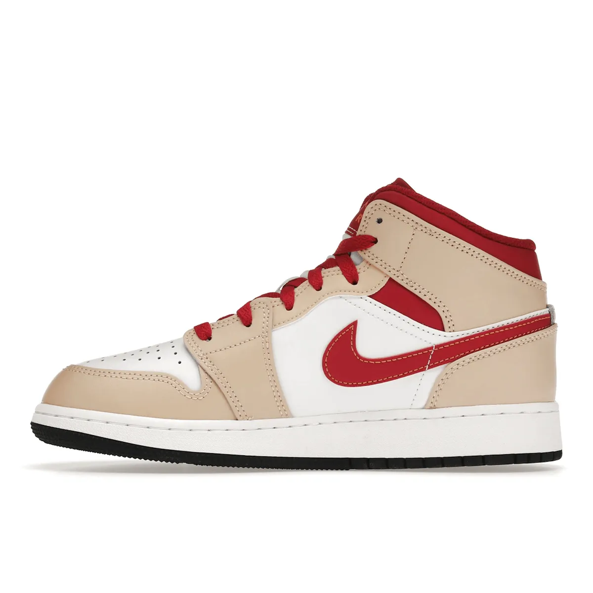 Sneakers Zip Up Air Jordan 1 Mid Light Curry Cardinal