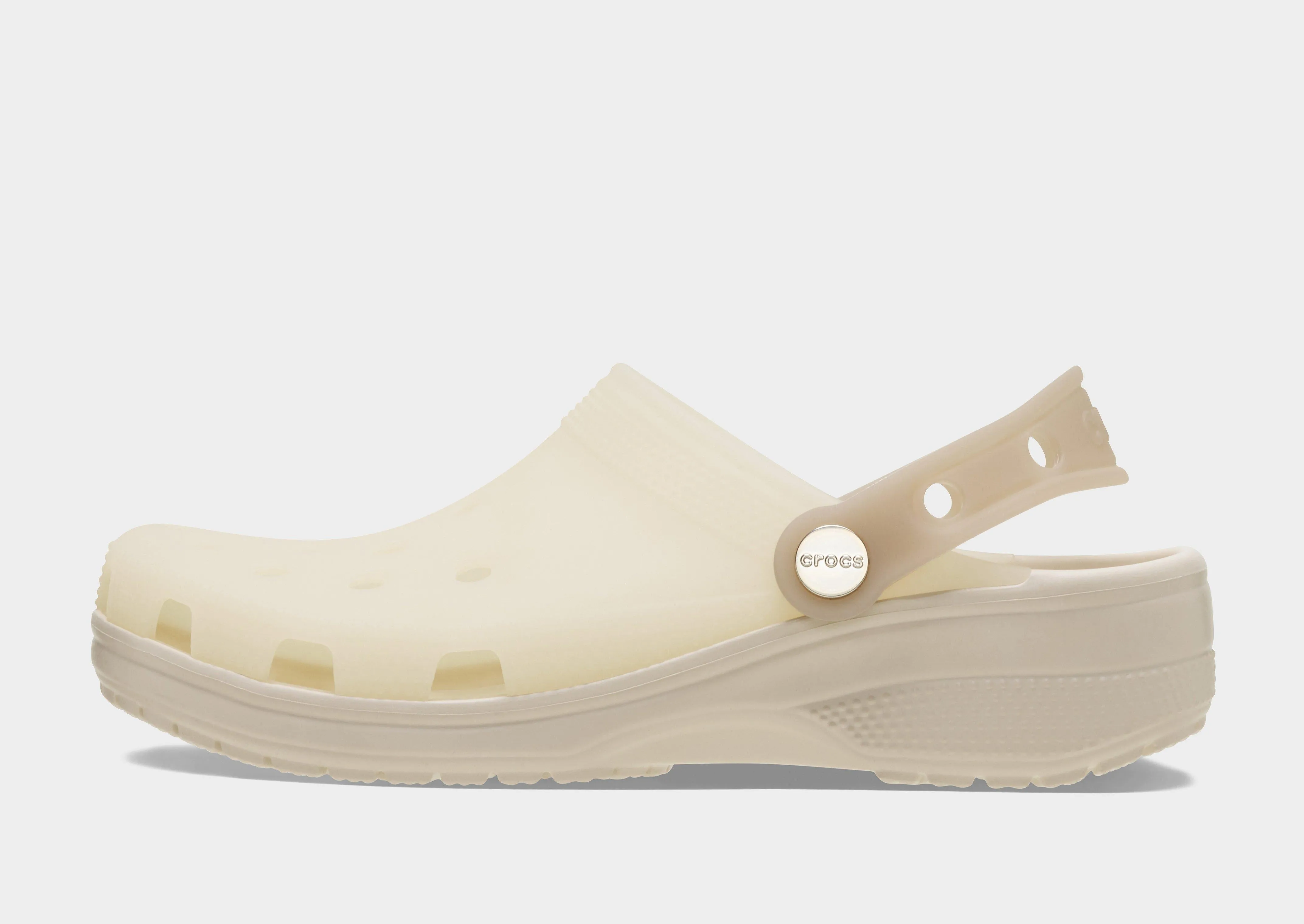 Gloss Finish Classic Frosted Backstrap Clog