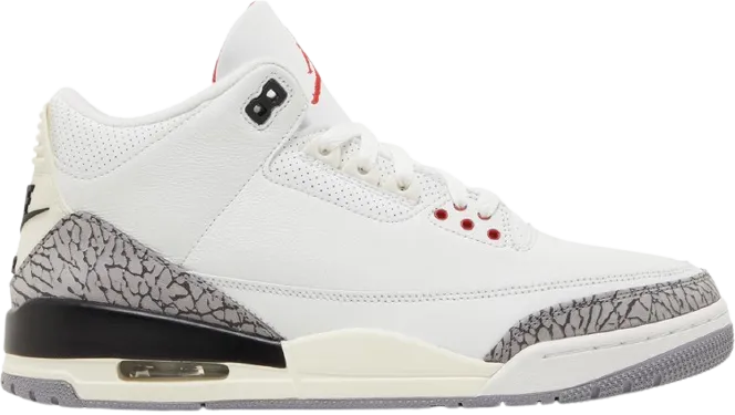 AJ 3 White Cement Breathable wear