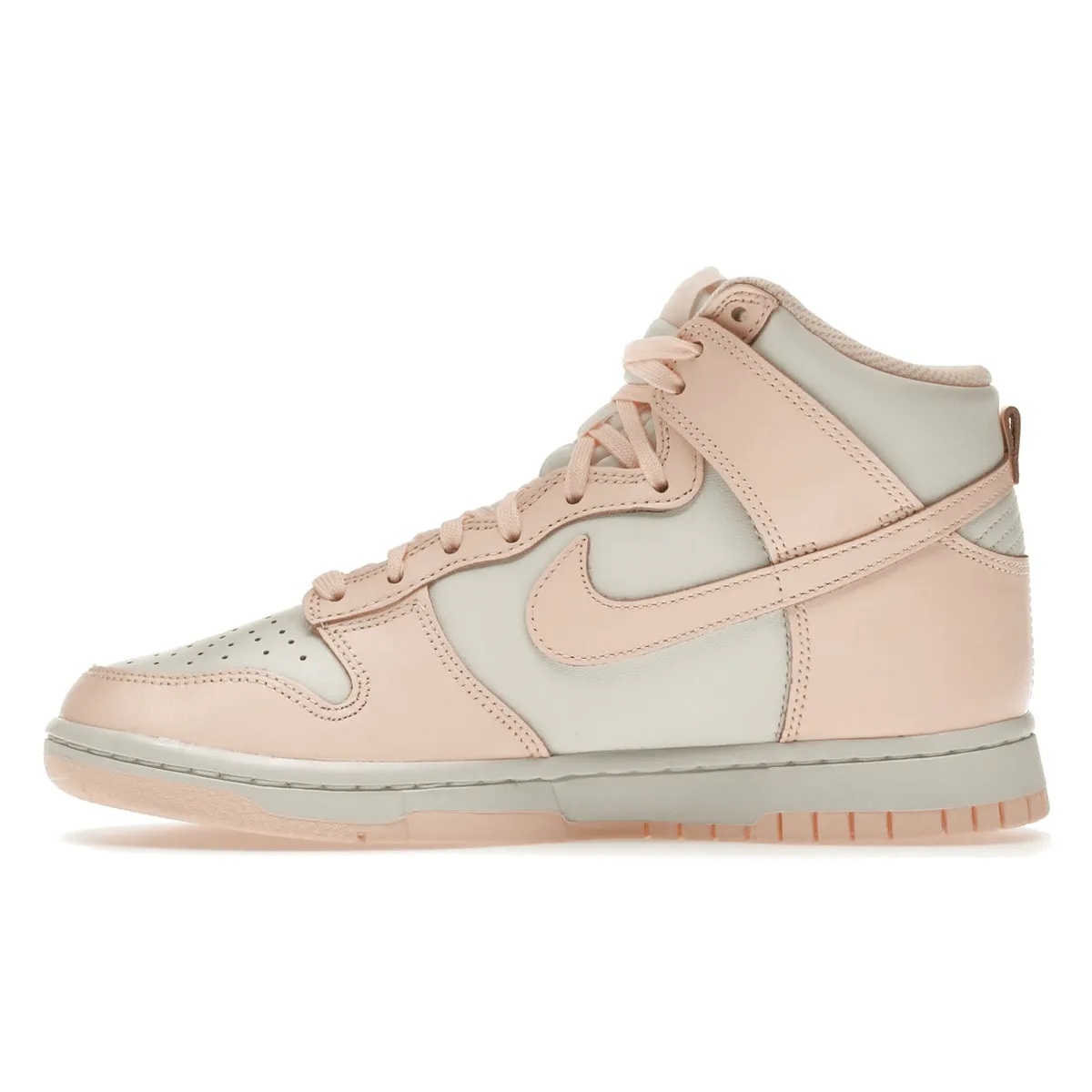 Soft Lining Layer Nike Dunk High Sail Crimson Tint