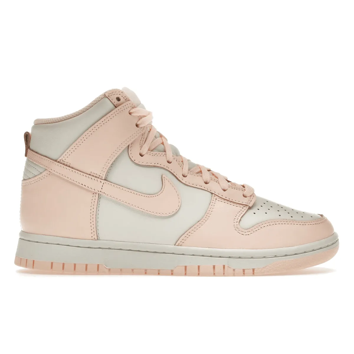 Soft Lining Layer Nike Dunk High Sail Crimson Tint