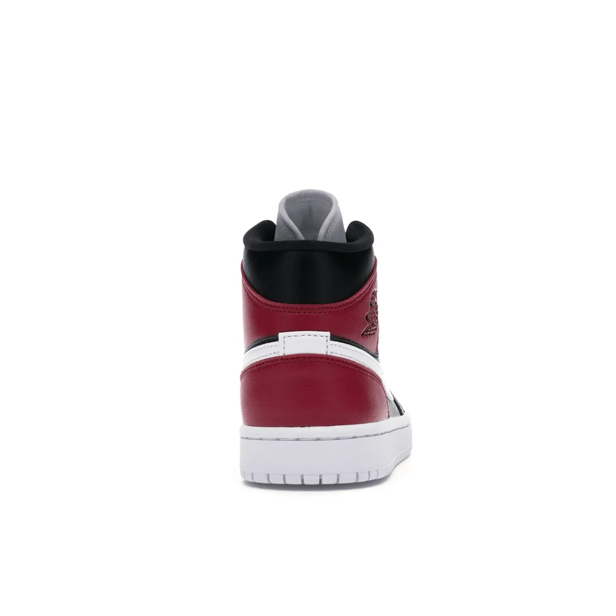 Soft Material Air Jordan 1 Mid Black Noble Red