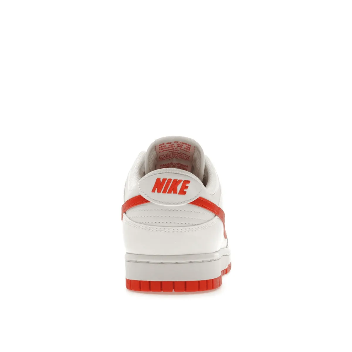 Soft Motion-Step Nike Dunk Low Retro White Picante Red