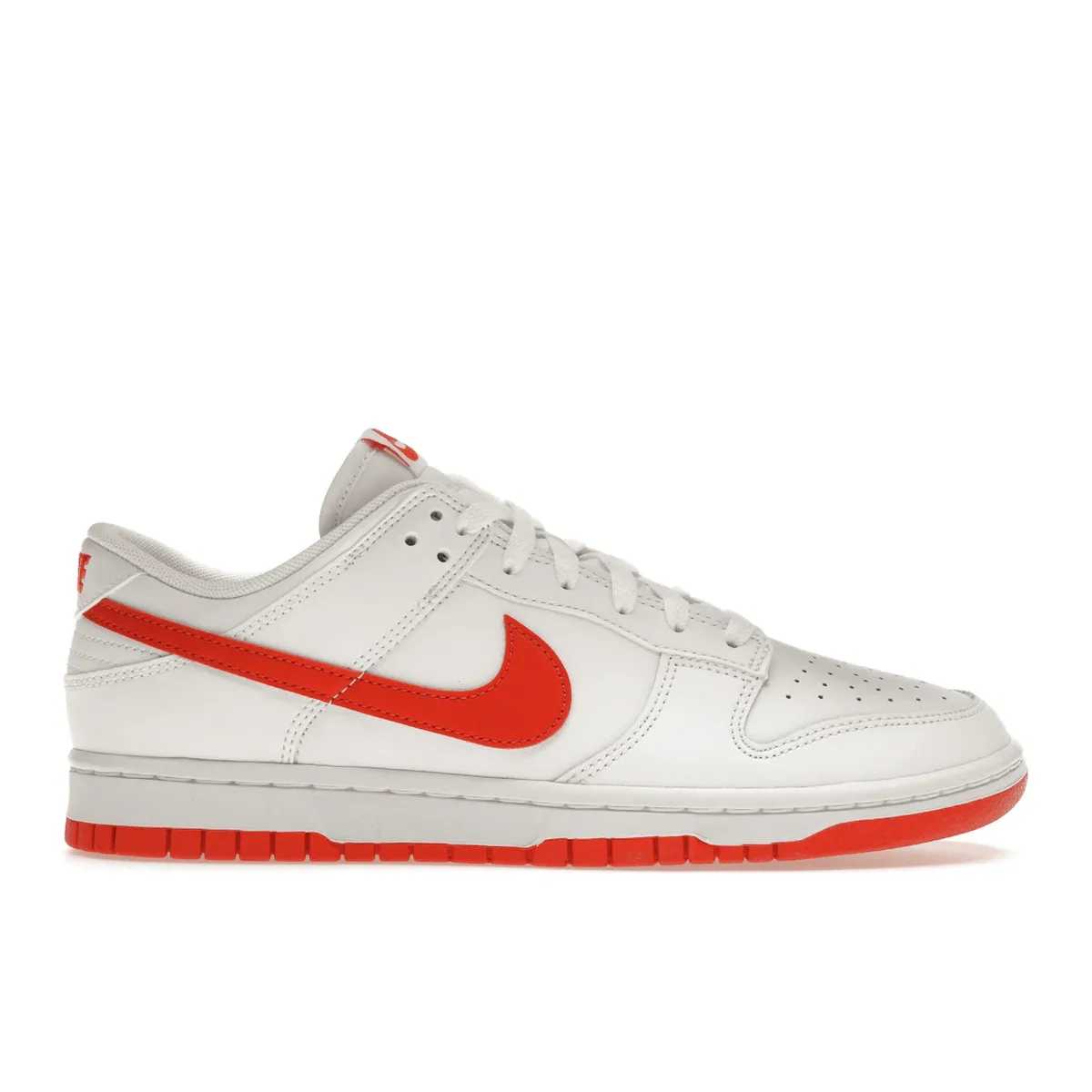 Soft Motion-Step Nike Dunk Low Retro White Picante Red