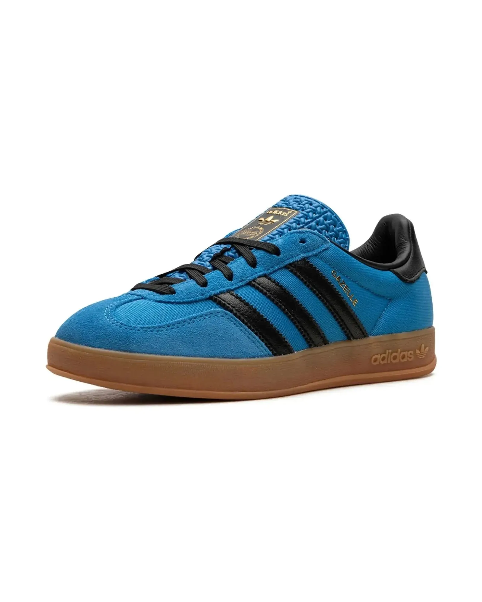 Soft outsole Adidas Gazelle Indoor Bright Blue Black Gum