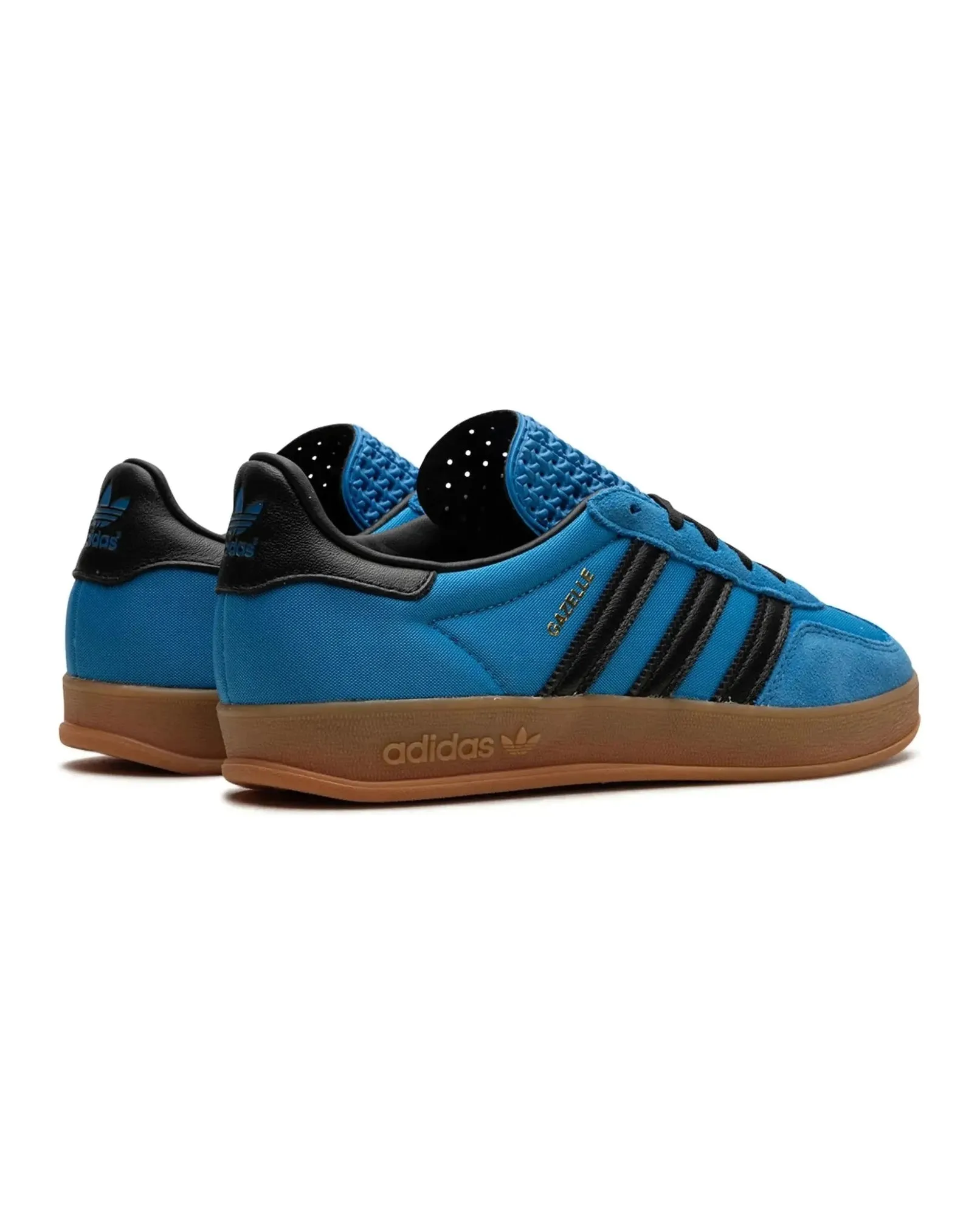 Soft outsole Adidas Gazelle Indoor Bright Blue Black Gum