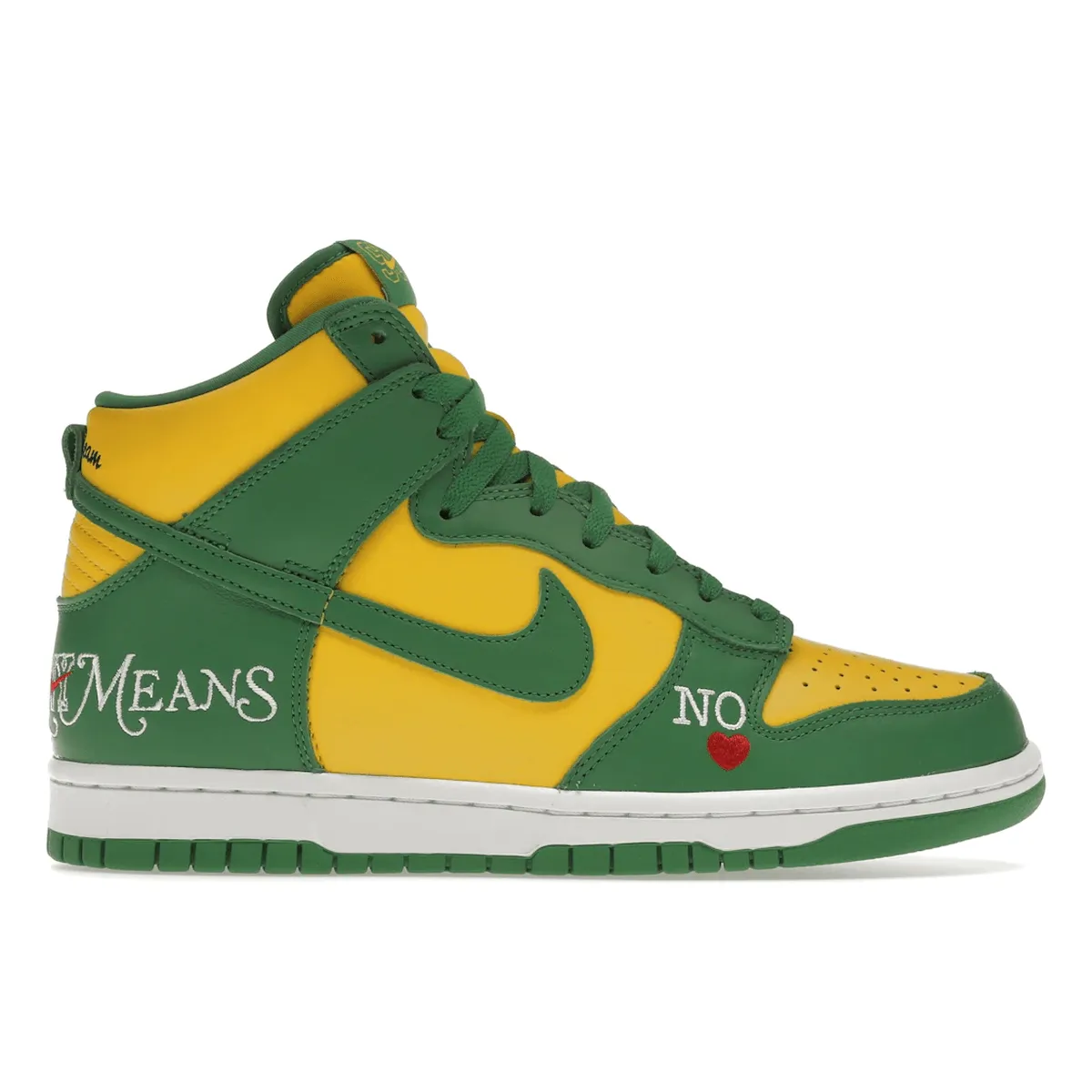 Nike SB Dunk High Supreme By Any Means Brazil Subway Go Pastel tone