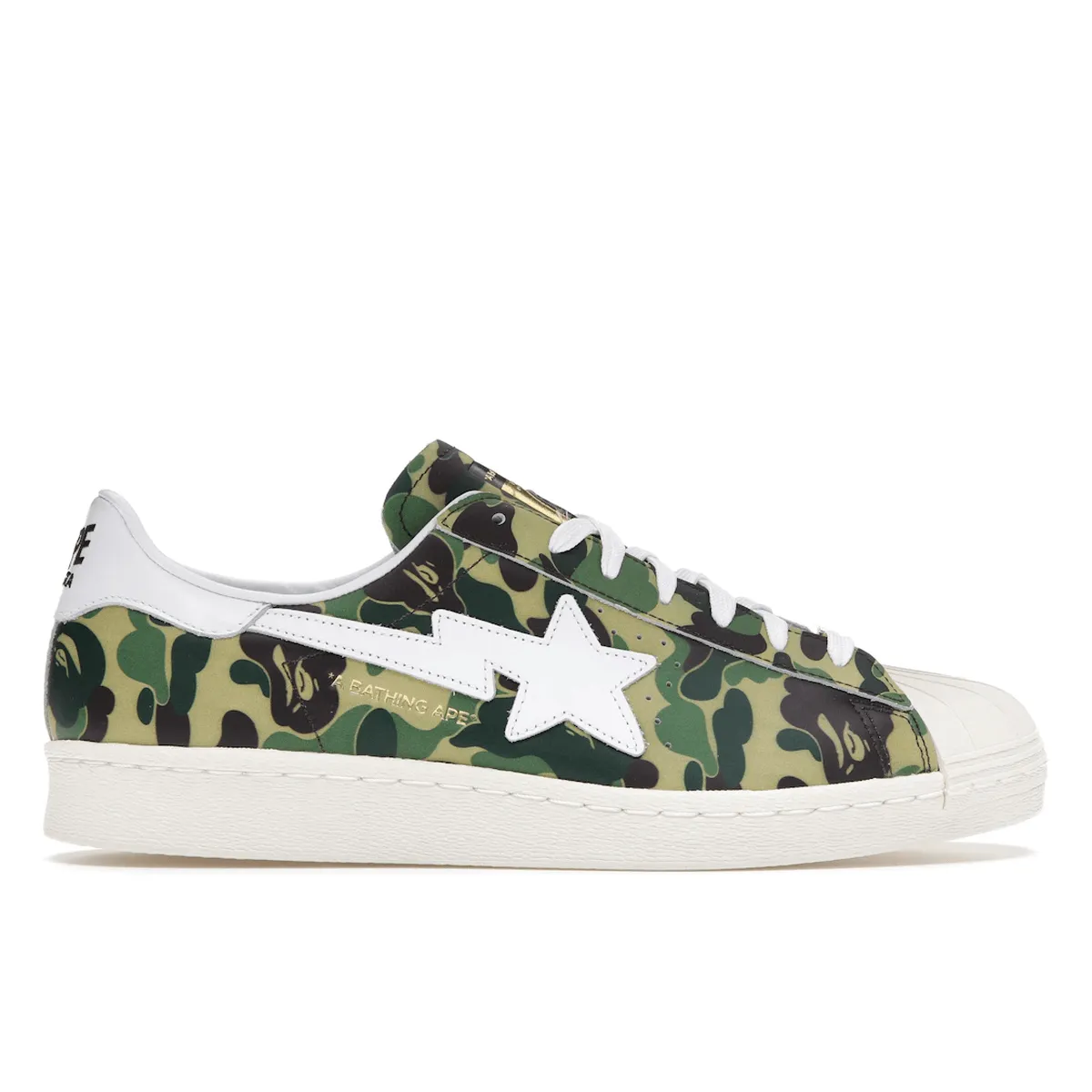 Soft Walk adidas Superstar Bape ABC Camo Green
